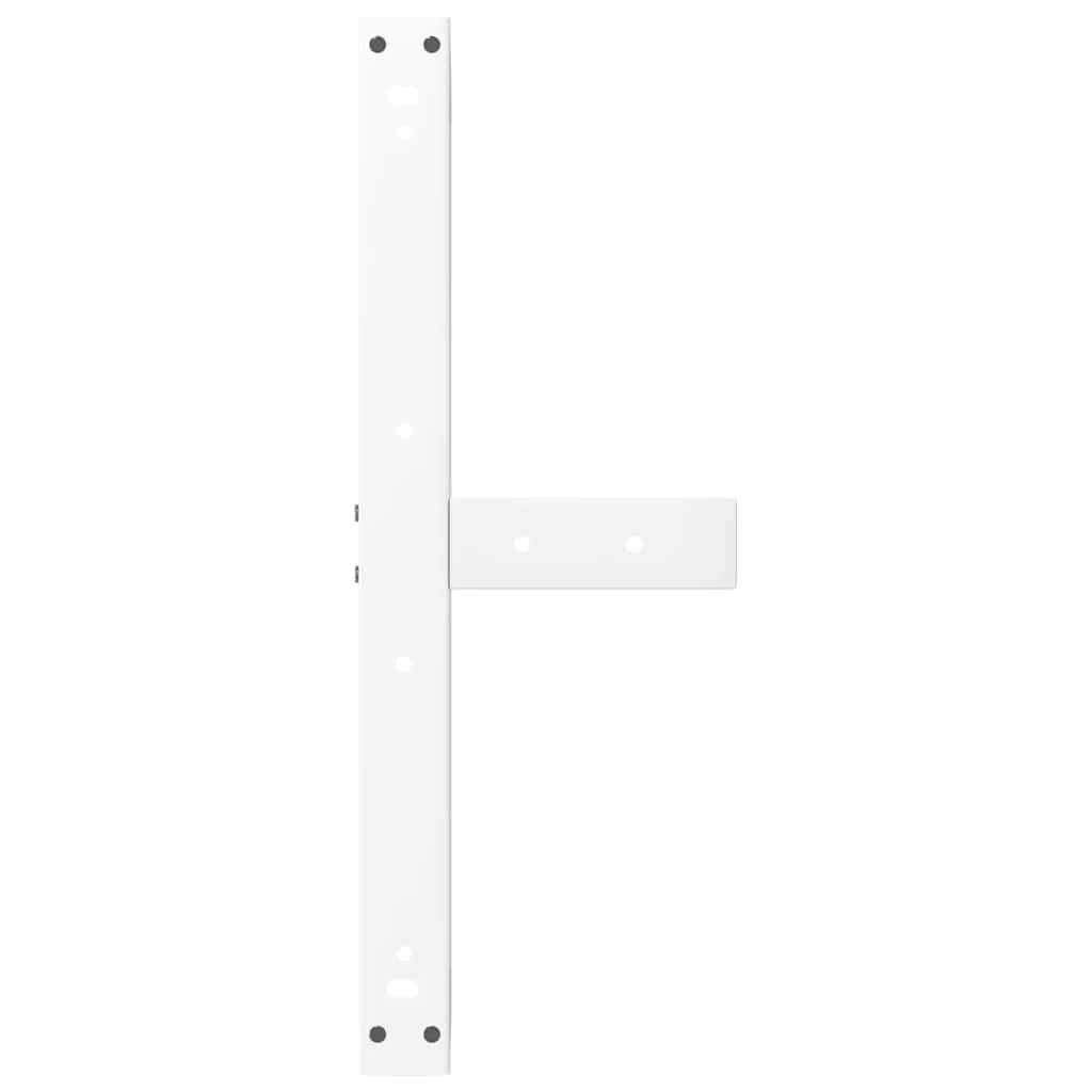 Salontafelpoten 2 st T-vormig 60x25x(30-31) cm staal wit is nu te koop bij PeponiXL, paradijselijk wonen!