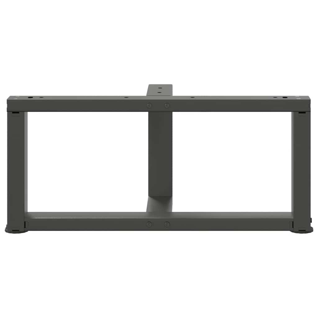 Salontafelpoten 2 st T-vormig 60x25x(30-31) cm staal antraciet is nu te koop bij PeponiXL, paradijselijk wonen!