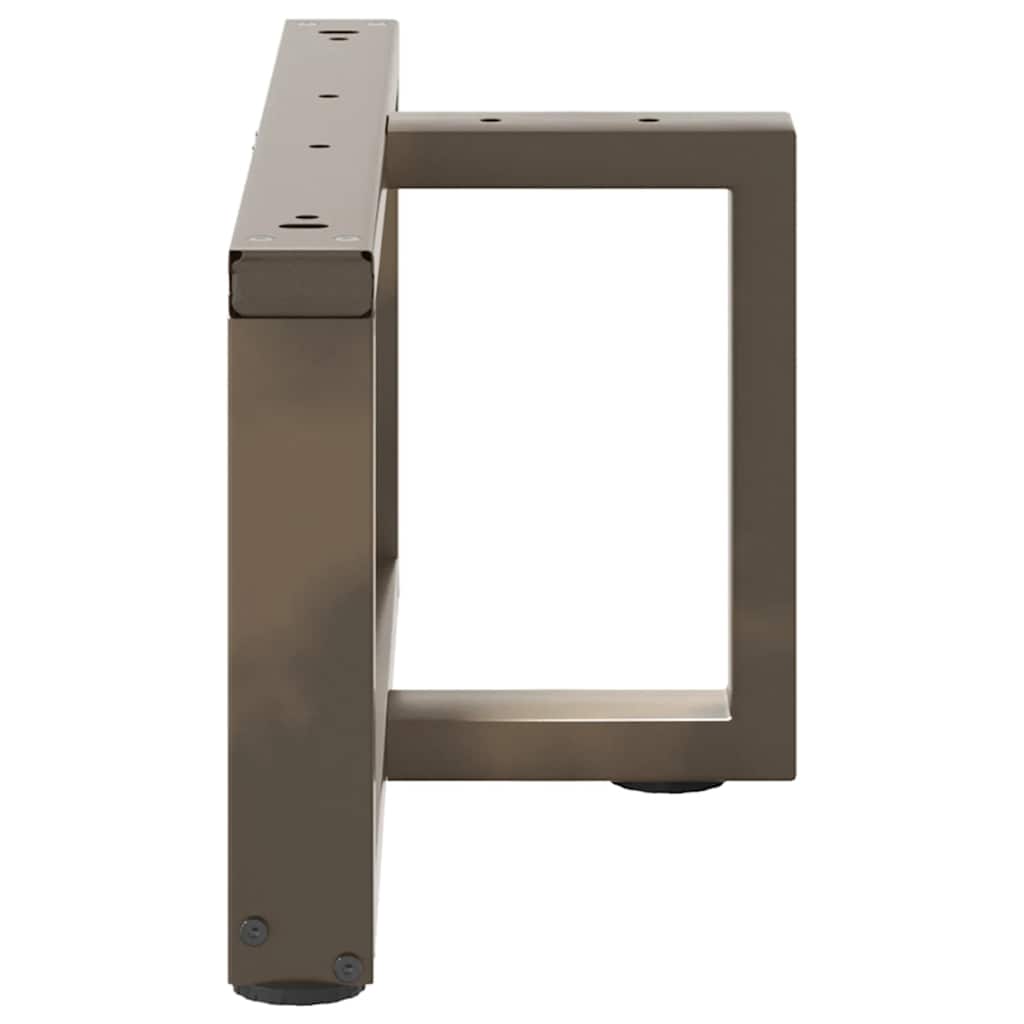 Salontafelpoten 2 st T-vormig 60x25x(30-31) cm staal naturel is nu te koop bij PeponiXL, paradijselijk wonen!