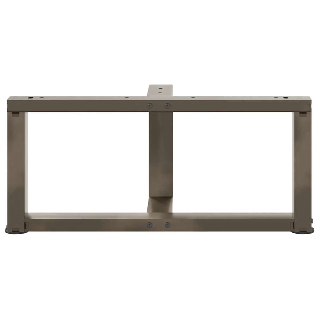 Salontafelpoten 2 st T-vormig 60x25x(30-31) cm staal naturel is nu te koop bij PeponiXL, paradijselijk wonen!