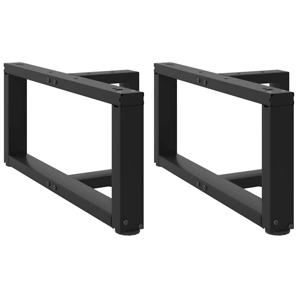 Salontafelpoten 2 st T-vormig 70x25x(30-31) cm staal zwart is nu te koop bij PeponiXL, paradijselijk wonen!