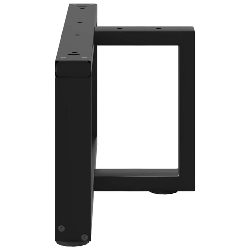 Salontafelpoten 2 st T-vormig 70x25x(30-31) cm staal zwart is nu te koop bij PeponiXL, paradijselijk wonen!
