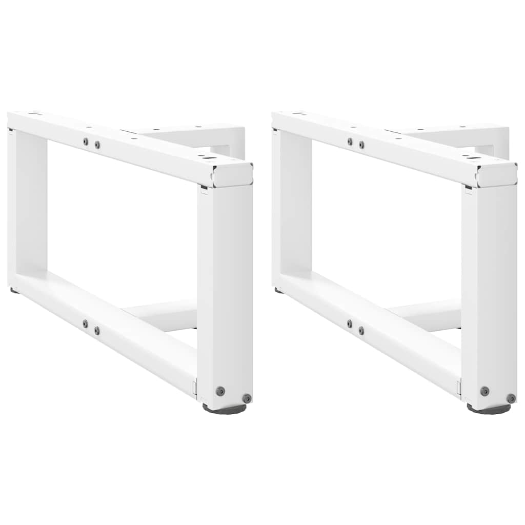 Salontafelpoten 2 st T-vormig 70x25x(30-31) cm staal wit is nu te koop bij PeponiXL, paradijselijk wonen!