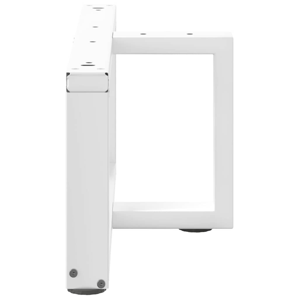 Salontafelpoten 2 st T-vormig 70x25x(30-31) cm staal wit is nu te koop bij PeponiXL, paradijselijk wonen!