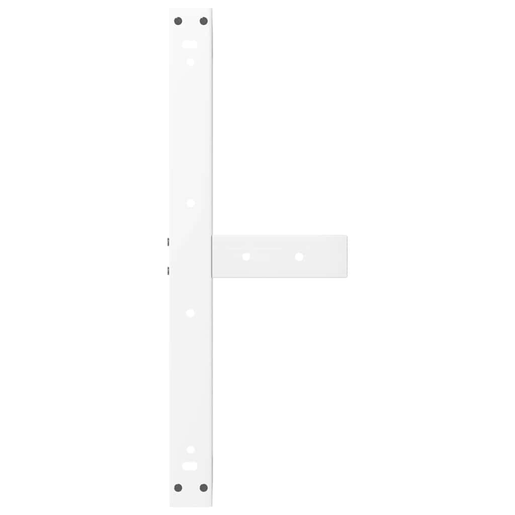 Salontafelpoten 2 st T-vormig 70x25x(30-31) cm staal wit is nu te koop bij PeponiXL, paradijselijk wonen!