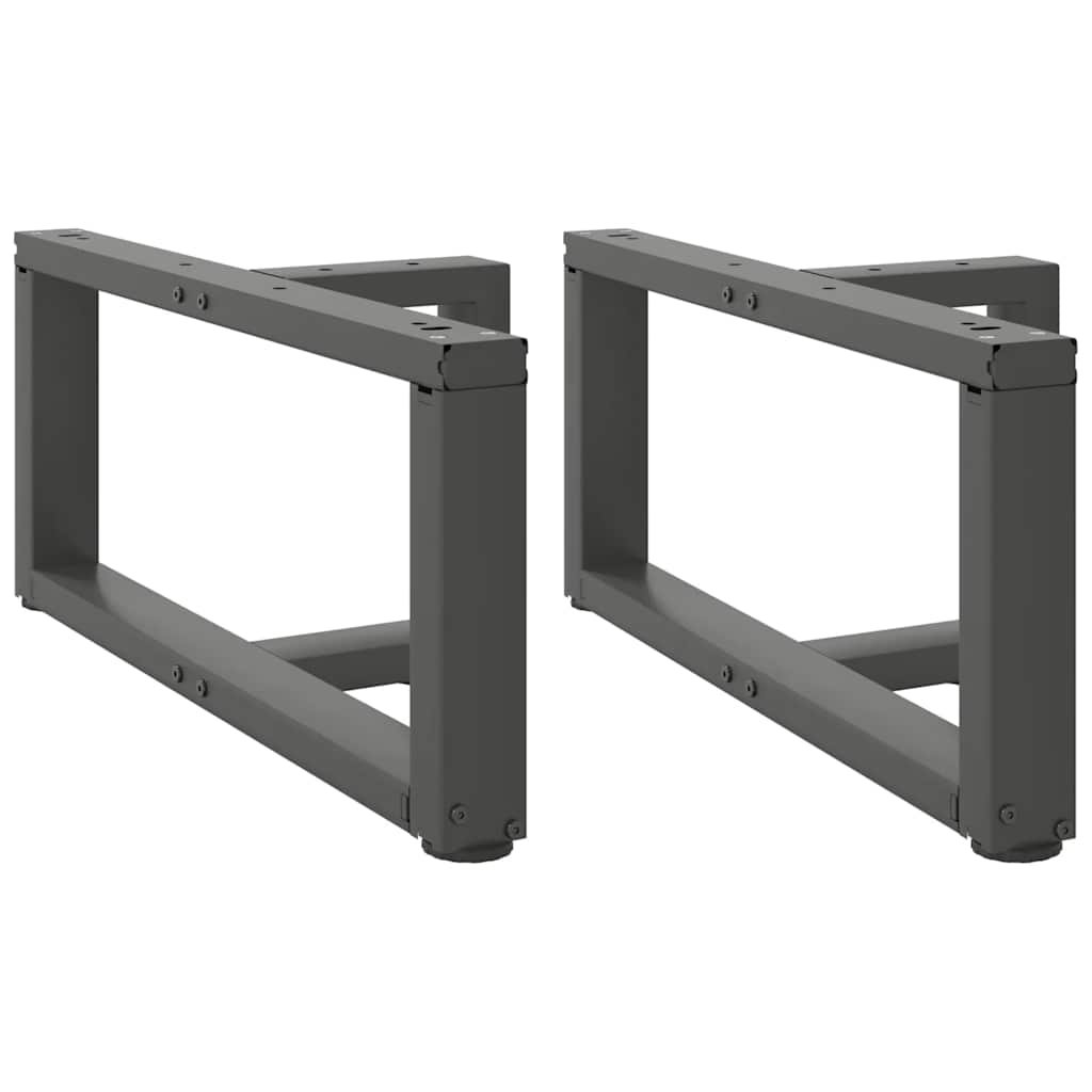 Salontafelpoten 2 st T-vormig 70x25x(30-31) cm staal antraciet is nu te koop bij PeponiXL, paradijselijk wonen!