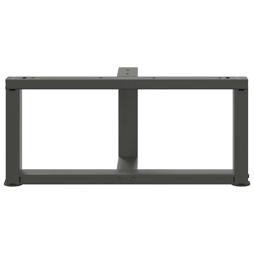 Salontafelpoten 2 st T-vormig 70x25x(30-31) cm staal antraciet is nu te koop bij PeponiXL, paradijselijk wonen!