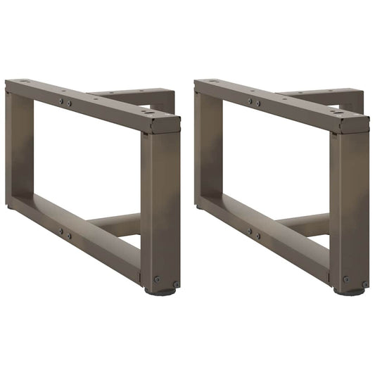 Salontafelpoten 2 st T-vormig 70x25x(30-31) cm staal naturel is nu te koop bij PeponiXL, paradijselijk wonen!