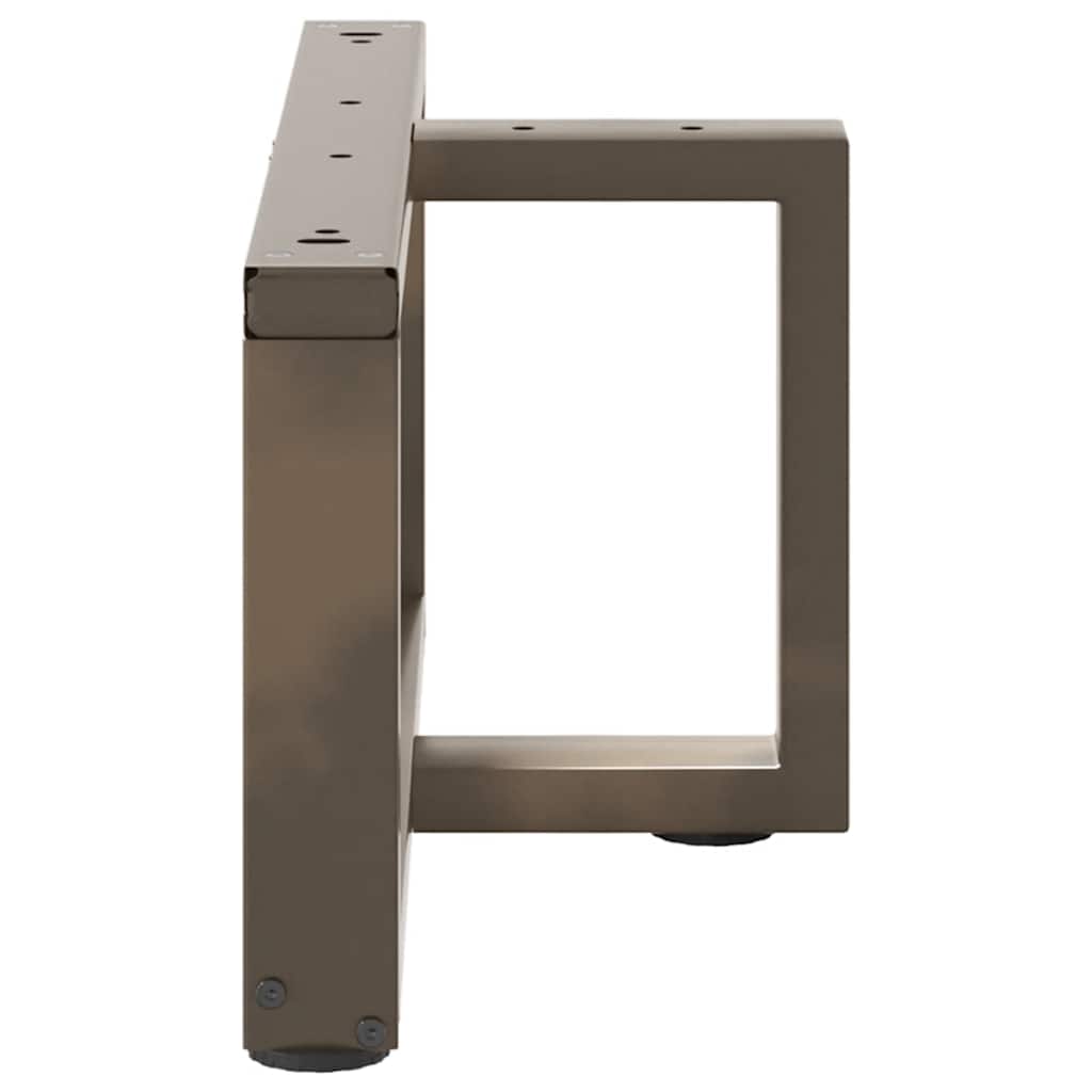 Salontafelpoten 2 st T-vormig 70x25x(30-31) cm staal naturel is nu te koop bij PeponiXL, paradijselijk wonen!