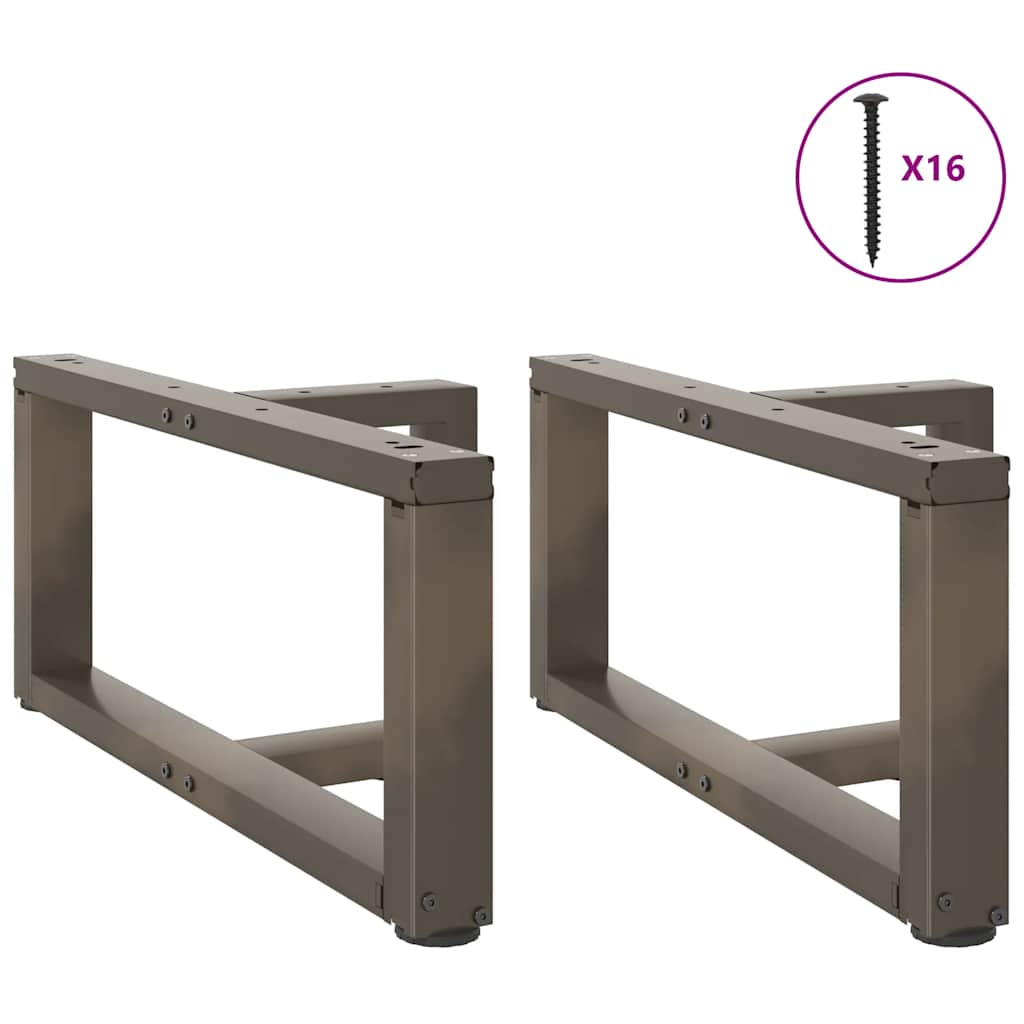Salontafelpoten 2 st T-vormig 70x25x(30-31) cm staal naturel is nu te koop bij PeponiXL, paradijselijk wonen!