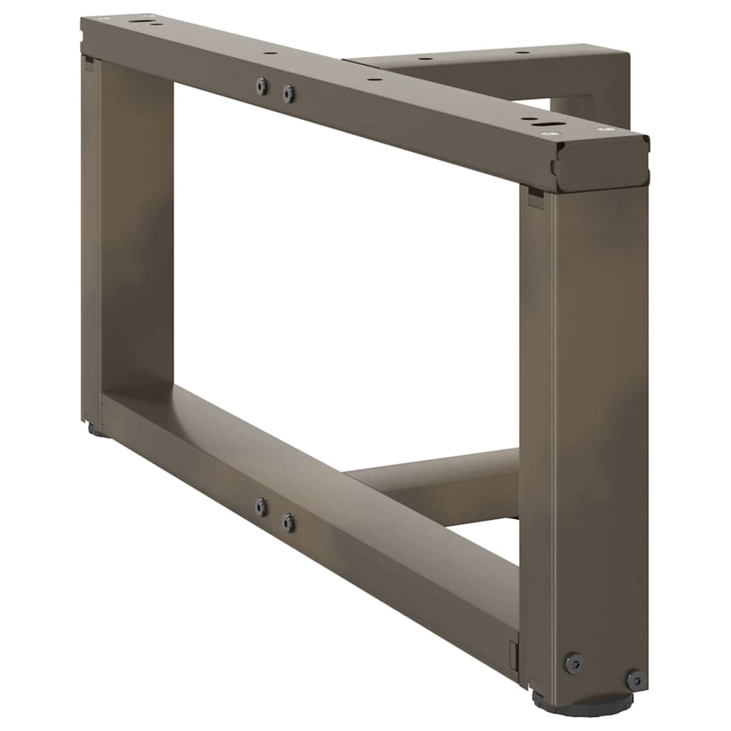 Salontafelpoten 2 st T-vormig 70x25x(30-31) cm staal naturel is nu te koop bij PeponiXL, paradijselijk wonen!