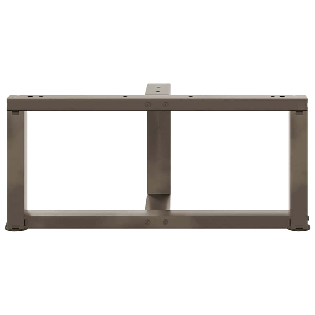 Salontafelpoten 2 st T-vormig 70x25x(30-31) cm staal naturel is nu te koop bij PeponiXL, paradijselijk wonen!