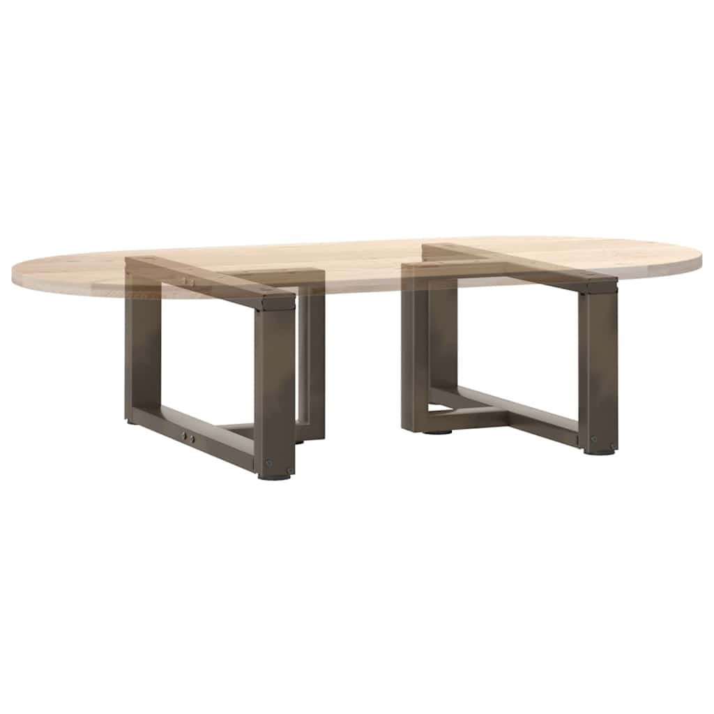 Salontafelpoten 2 st T-vormig 70x25x(30-31) cm staal naturel is nu te koop bij PeponiXL, paradijselijk wonen!