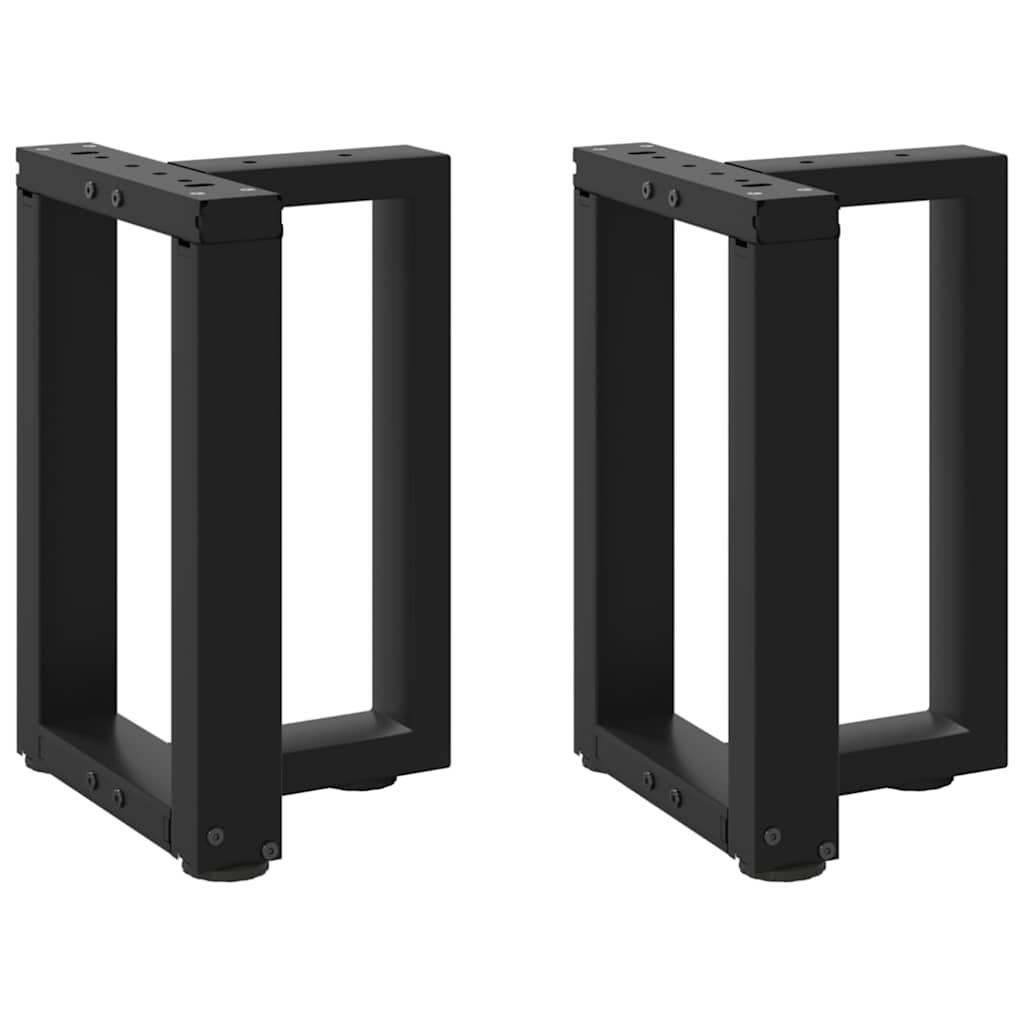 Salontafelpoten 2 st T-vormig 28x25x(42-43) cm staal zwart is nu te koop bij PeponiXL, paradijselijk wonen!