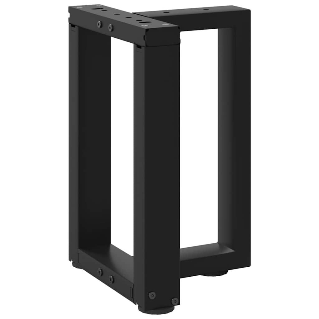 Salontafelpoten 2 st T-vormig 28x25x(42-43) cm staal zwart is nu te koop bij PeponiXL, paradijselijk wonen!