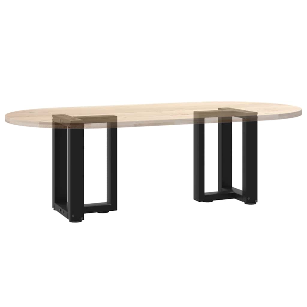 Salontafelpoten 2 st T-vormig 28x25x(42-43) cm staal zwart is nu te koop bij PeponiXL, paradijselijk wonen!