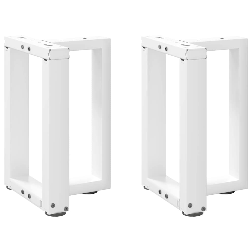 Salontafelpoten 2 st T-vormig 28x25x(42-43) cm staal wit is nu te koop bij PeponiXL, paradijselijk wonen!