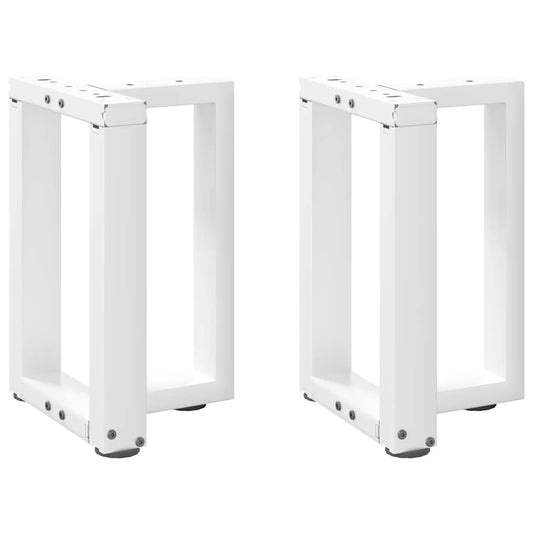 Salontafelpoten 2 st T-vormig 28x25x(42-43) cm staal wit is nu te koop bij PeponiXL, paradijselijk wonen!