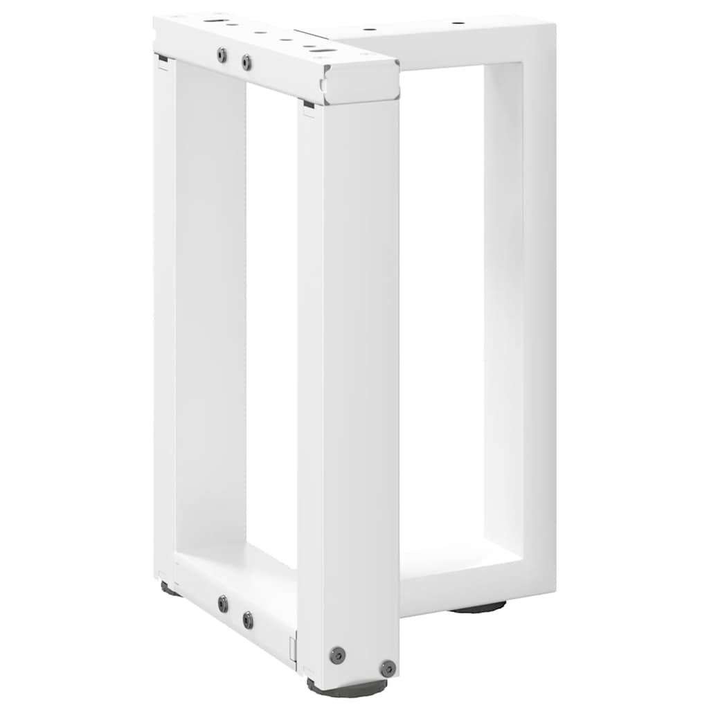 Salontafelpoten 2 st T-vormig 28x25x(42-43) cm staal wit is nu te koop bij PeponiXL, paradijselijk wonen!