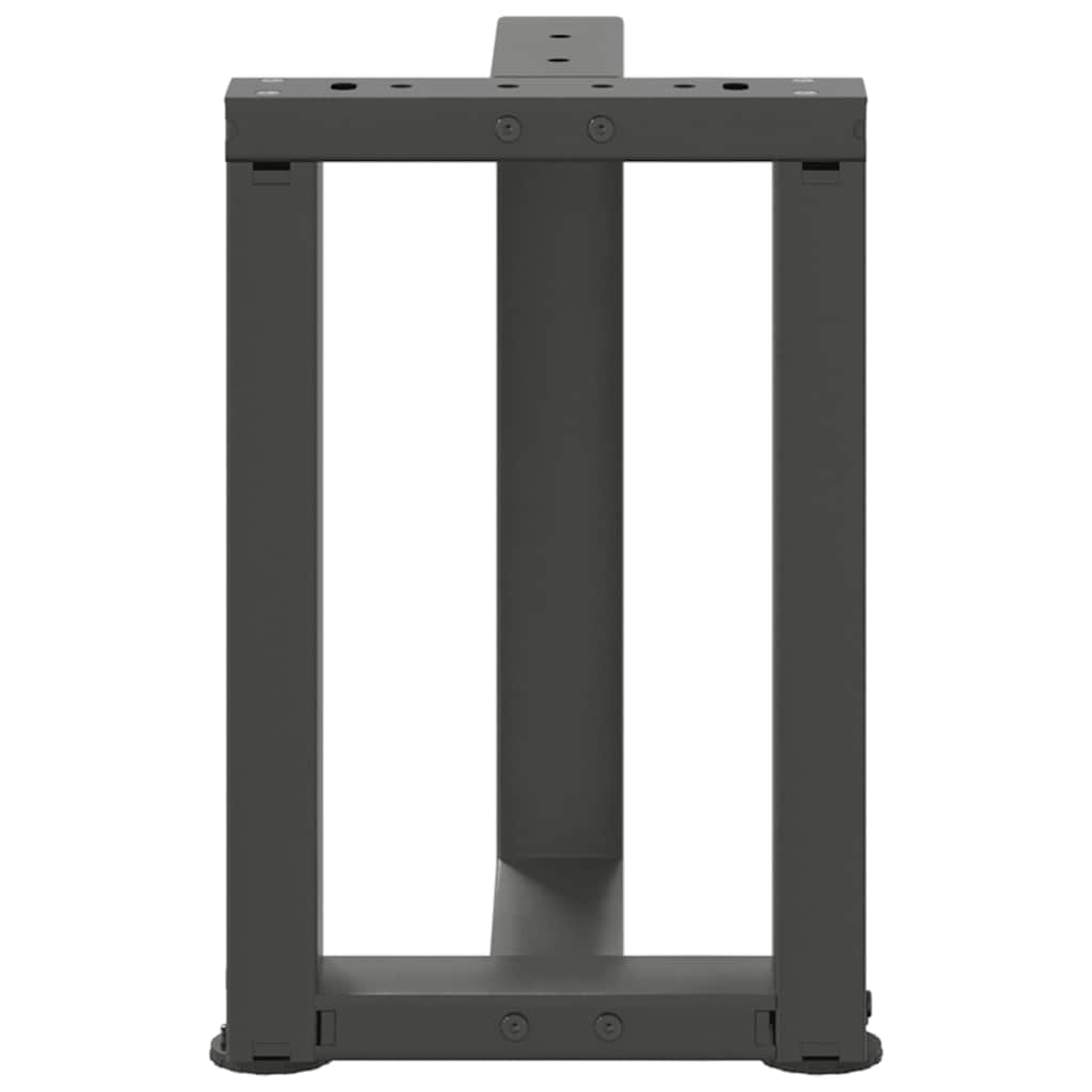 Salontafelpoten 2 st T-vormig 28x25x(42-43) cm staal antraciet is nu te koop bij PeponiXL, paradijselijk wonen!