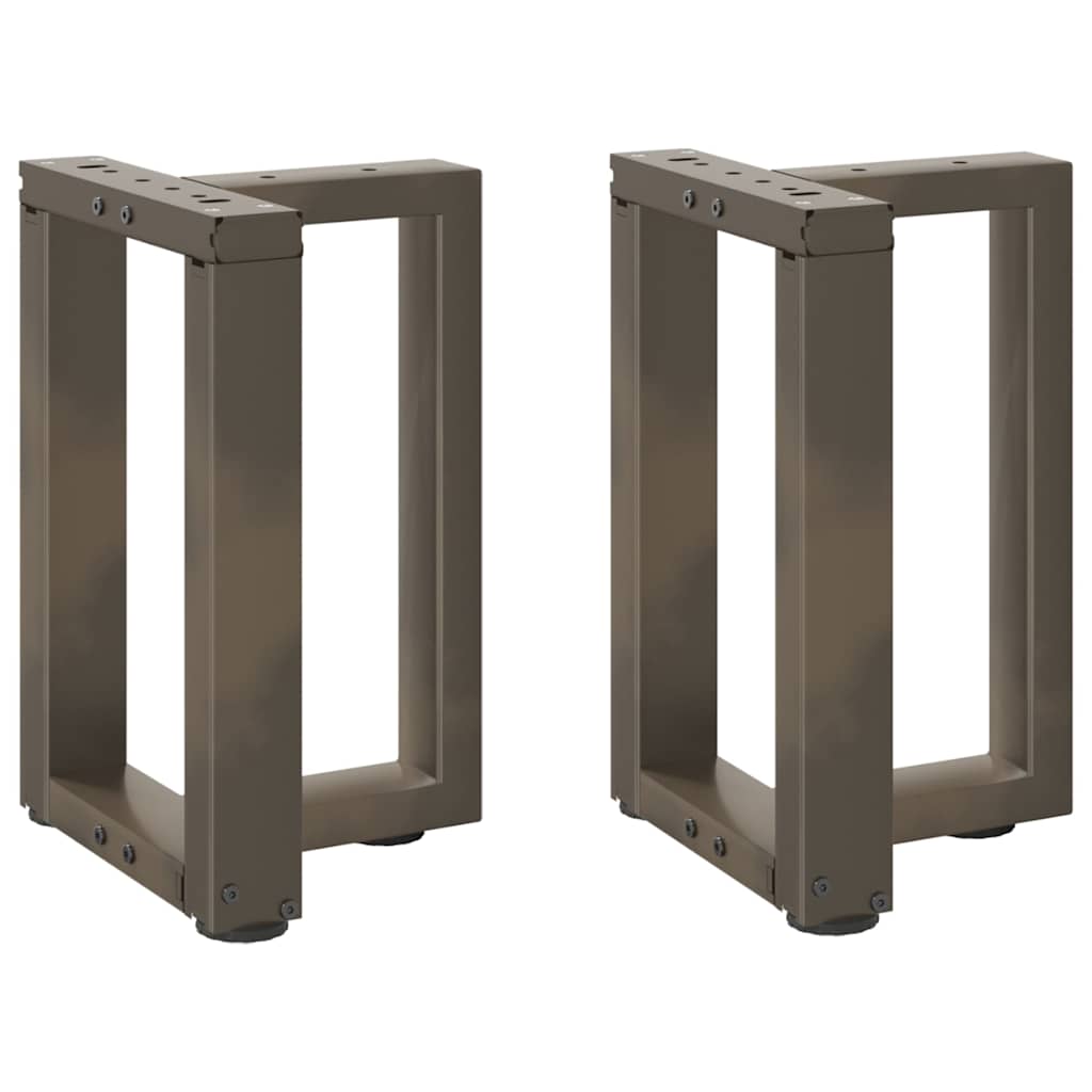 Salontafelpoten 2 st T-vormig 28x25x(42-43) cm staal naturel is nu te koop bij PeponiXL, paradijselijk wonen!
