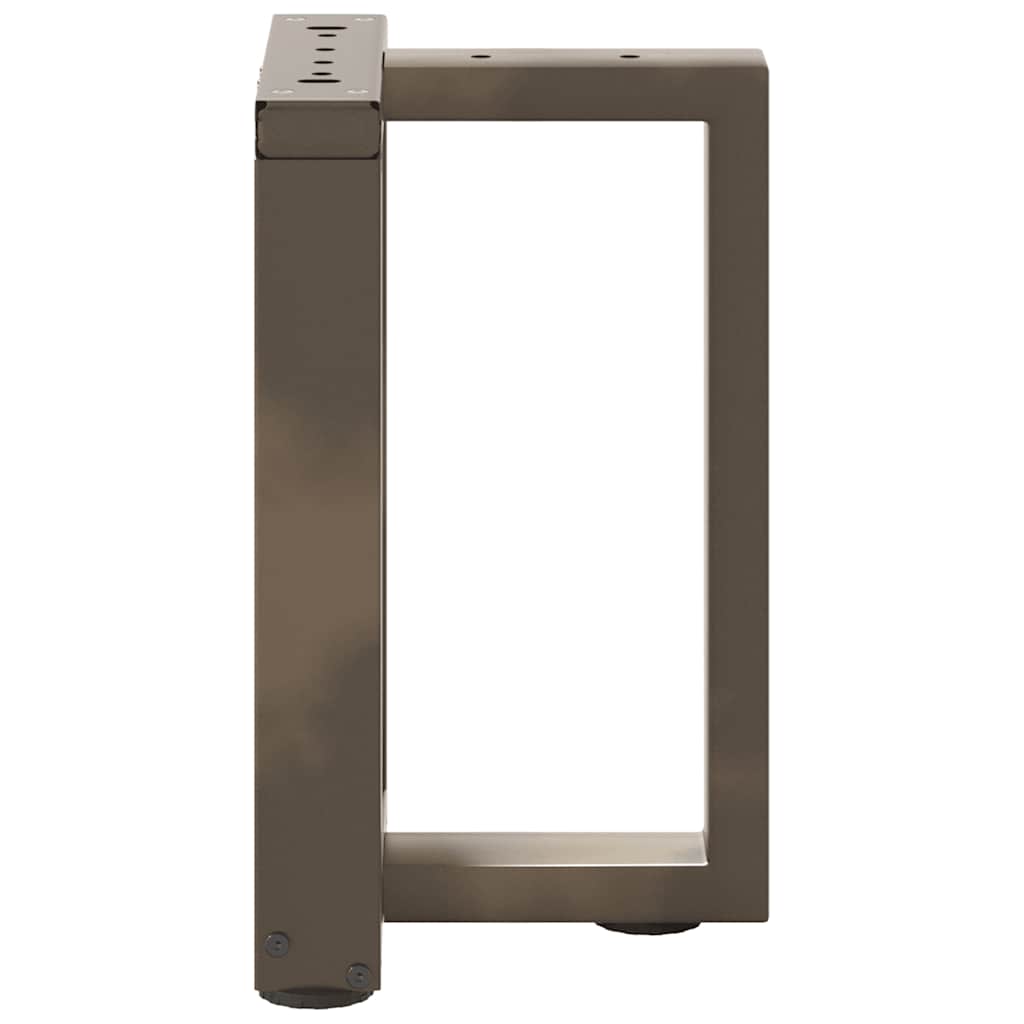Salontafelpoten 2 st T-vormig 28x25x(42-43) cm staal naturel is nu te koop bij PeponiXL, paradijselijk wonen!