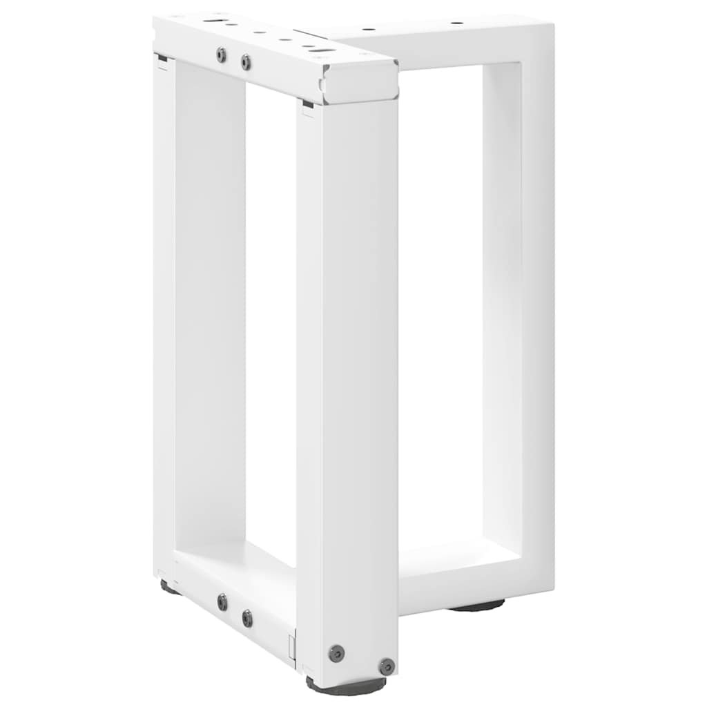 Salontafelpoten 2 st T-vormig 38x25x(42-43) cm staal wit is nu te koop bij PeponiXL, paradijselijk wonen!