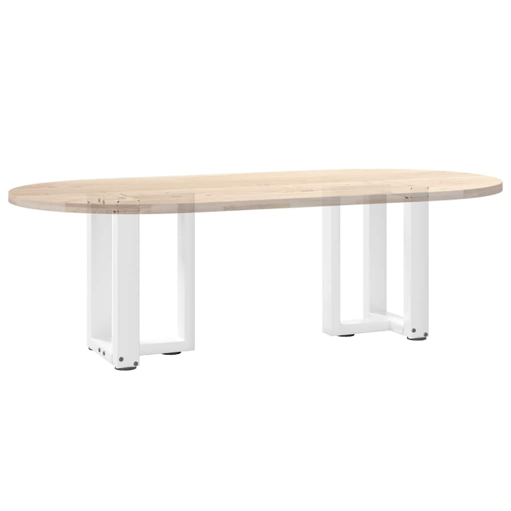 Salontafelpoten 2 st T-vormig 38x25x(42-43) cm staal wit is nu te koop bij PeponiXL, paradijselijk wonen!