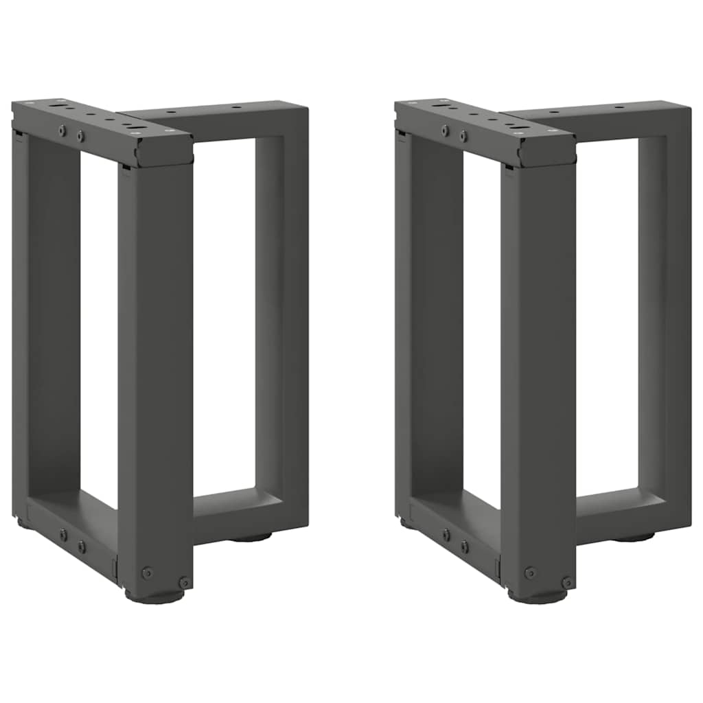Salontafelpoten 2 st T-vormig 38x25x(42-43) cm staal antraciet is nu te koop bij PeponiXL, paradijselijk wonen!