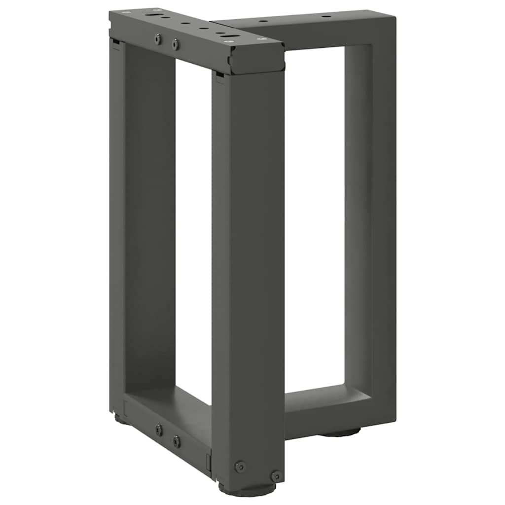 Salontafelpoten 2 st T-vormig 38x25x(42-43) cm staal antraciet is nu te koop bij PeponiXL, paradijselijk wonen!