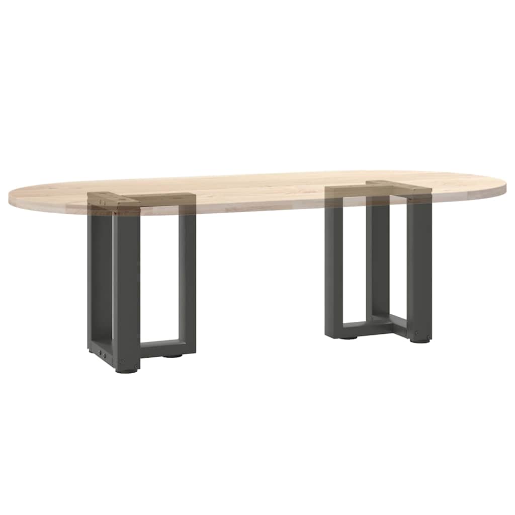 Salontafelpoten 2 st T-vormig 38x25x(42-43) cm staal antraciet is nu te koop bij PeponiXL, paradijselijk wonen!