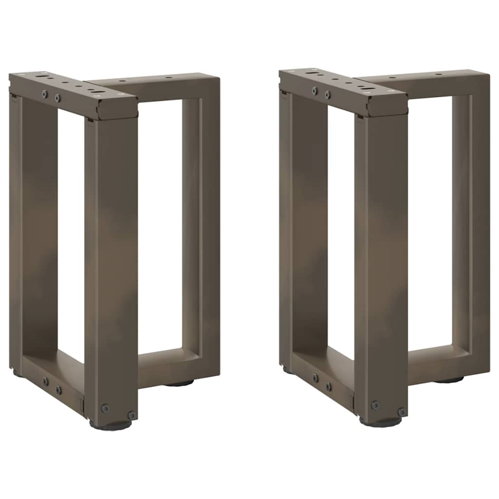 Salontafelpoten 2 st T-vormig 38x25x(42-43) cm staal naturel is nu te koop bij PeponiXL, paradijselijk wonen!