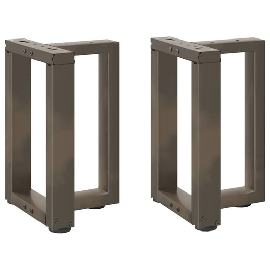 Salontafelpoten 2 st T-vormig 38x25x(42-43) cm staal naturel is nu te koop bij PeponiXL, paradijselijk wonen!