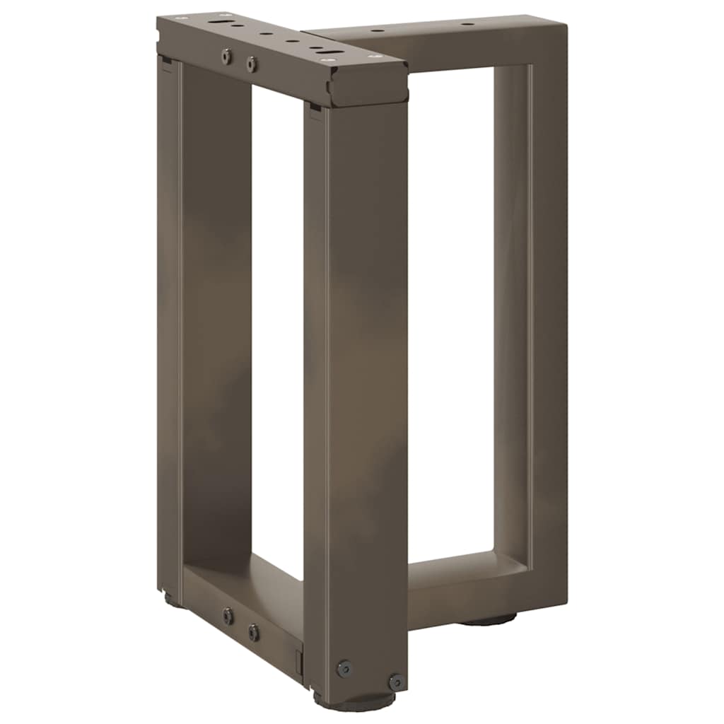 Salontafelpoten 2 st T-vormig 38x25x(42-43) cm staal naturel is nu te koop bij PeponiXL, paradijselijk wonen!