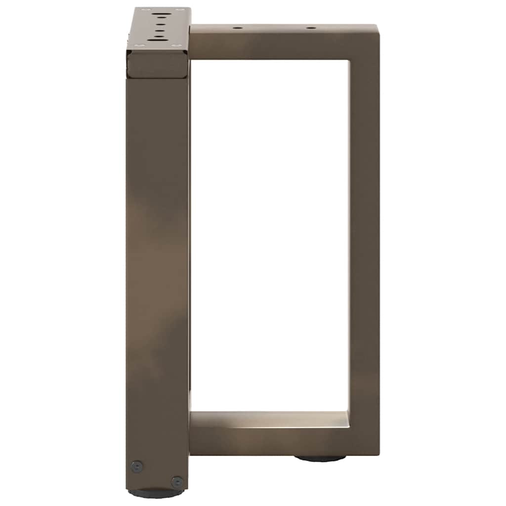 Salontafelpoten 2 st T-vormig 38x25x(42-43) cm staal naturel is nu te koop bij PeponiXL, paradijselijk wonen!