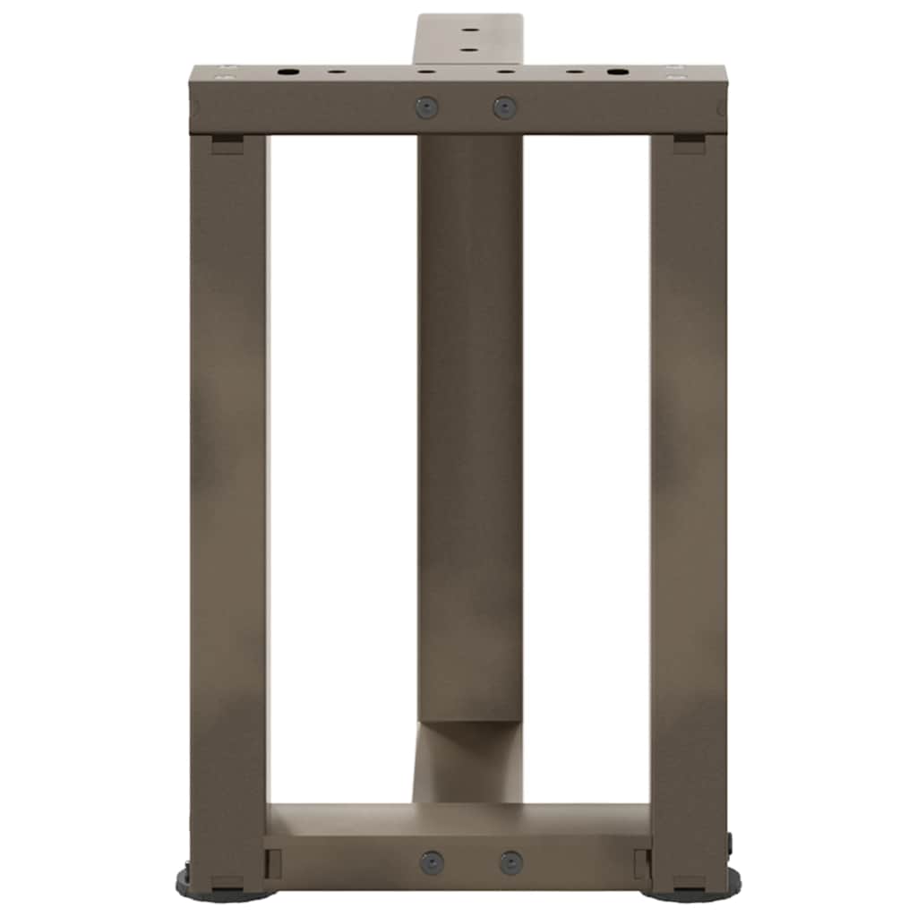 Salontafelpoten 2 st T-vormig 38x25x(42-43) cm staal naturel is nu te koop bij PeponiXL, paradijselijk wonen!