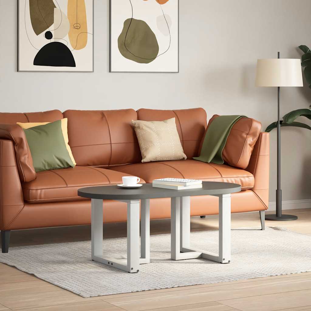 Salontafelpoten 2 st T-vormig 50x25x(42-43) cm staal wit is nu te koop bij PeponiXL, paradijselijk wonen!