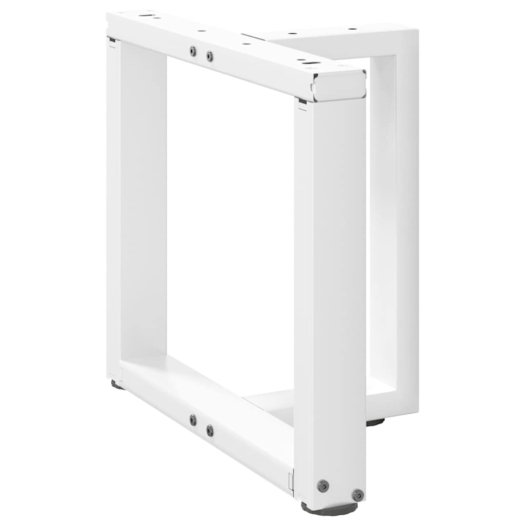 Salontafelpoten 2 st T-vormig 50x25x(42-43) cm staal wit is nu te koop bij PeponiXL, paradijselijk wonen!