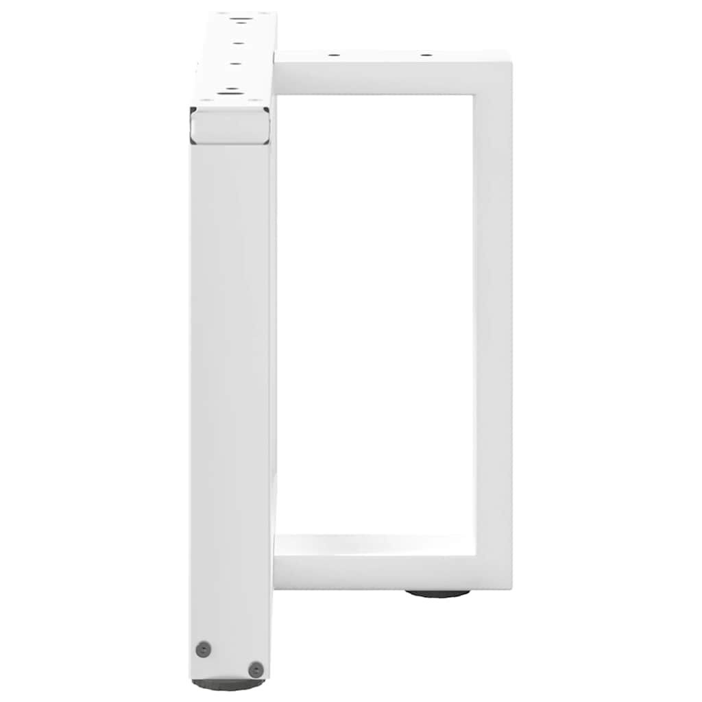 Salontafelpoten 2 st T-vormig 50x25x(42-43) cm staal wit is nu te koop bij PeponiXL, paradijselijk wonen!