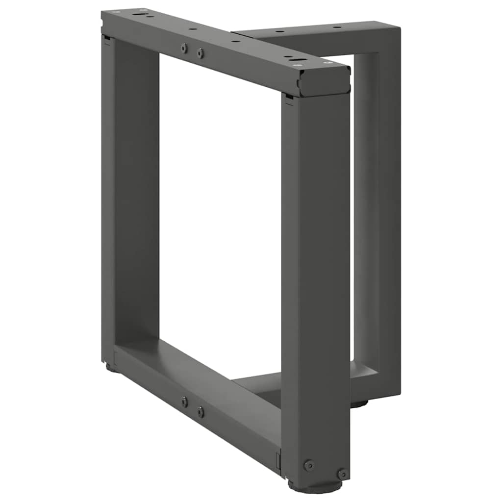 Salontafelpoten 2 st T-vormig 50x25x(42-43) cm staal antraciet is nu te koop bij PeponiXL, paradijselijk wonen!