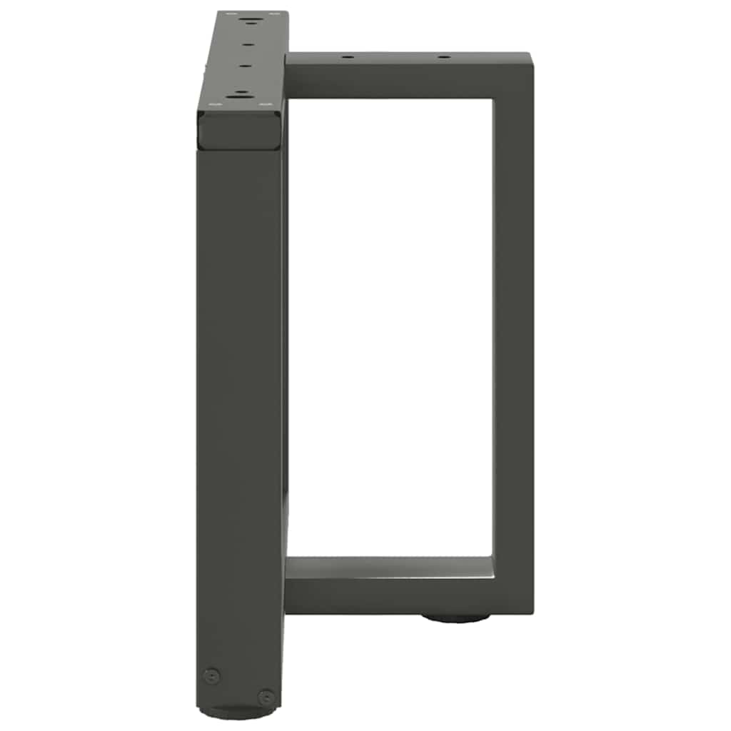 Salontafelpoten 2 st T-vormig 50x25x(42-43) cm staal antraciet is nu te koop bij PeponiXL, paradijselijk wonen!