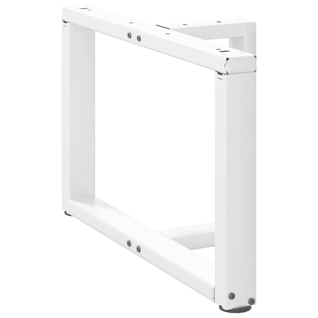 Salontafelpoten 2 st T-vormig 60x25x(42-43) cm staal wit is nu te koop bij PeponiXL, paradijselijk wonen!