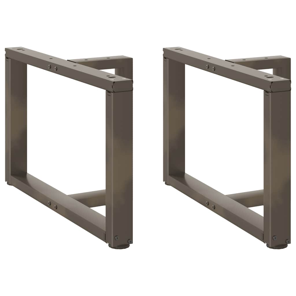 Salontafelpoten 2 st T-vormig 60x25x(42-43) cm staal naturel is nu te koop bij PeponiXL, paradijselijk wonen!