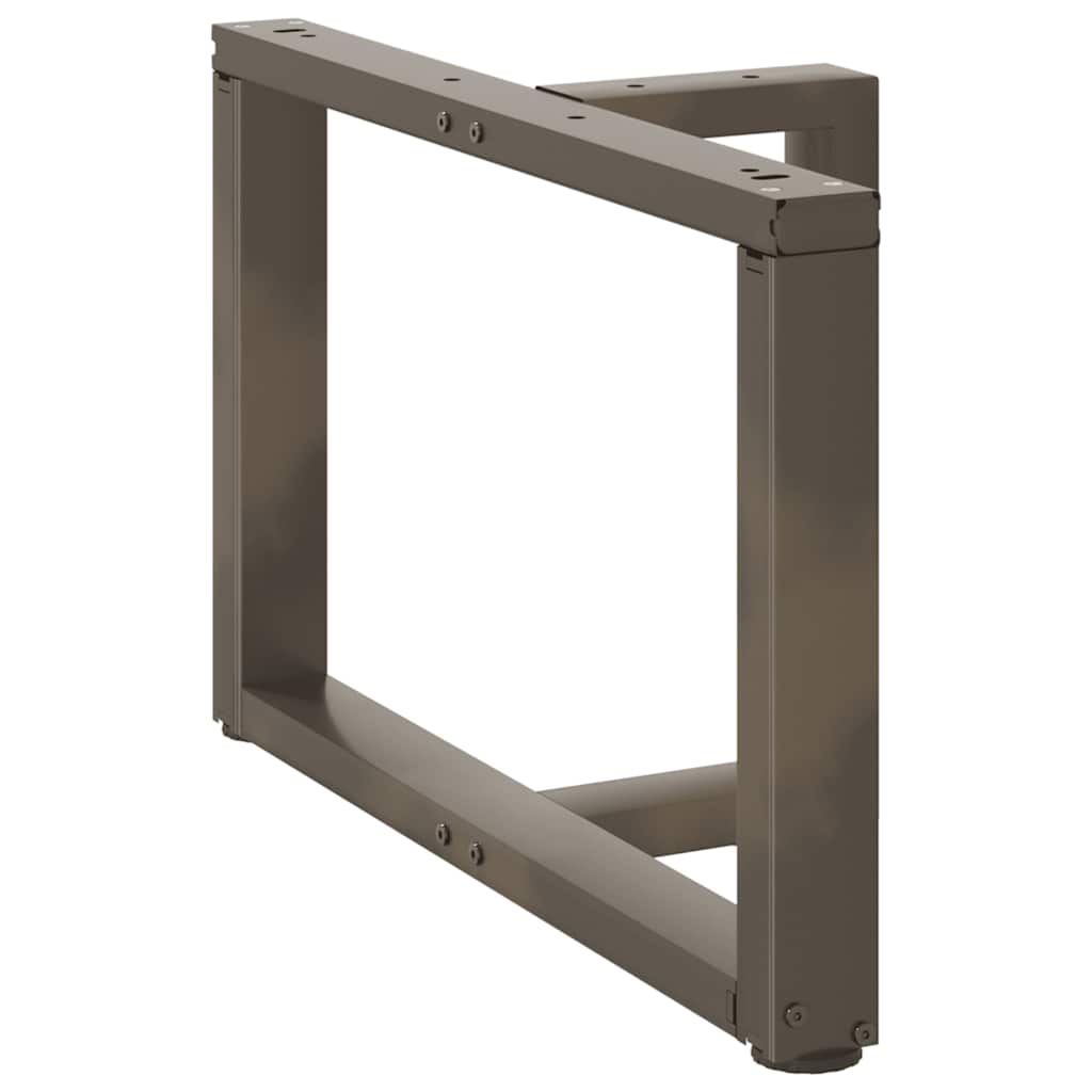 Salontafelpoten 2 st T-vormig 60x25x(42-43) cm staal naturel is nu te koop bij PeponiXL, paradijselijk wonen!
