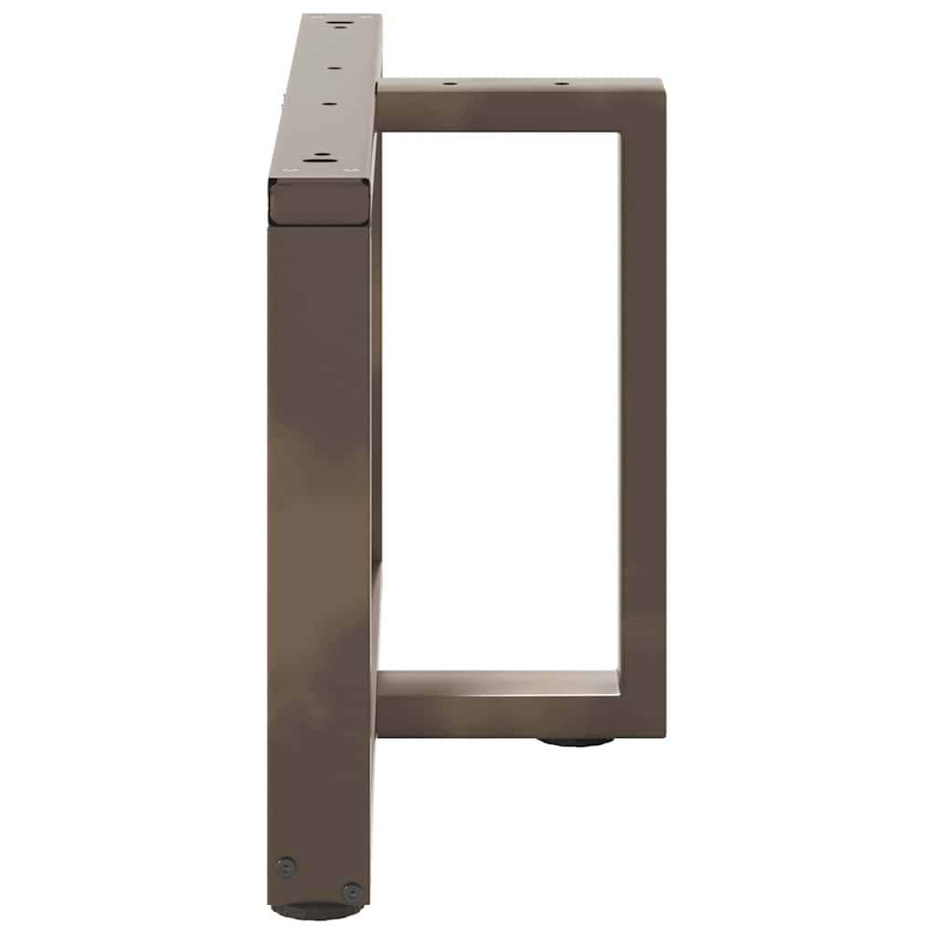 Salontafelpoten 2 st T-vormig 60x25x(42-43) cm staal naturel is nu te koop bij PeponiXL, paradijselijk wonen!