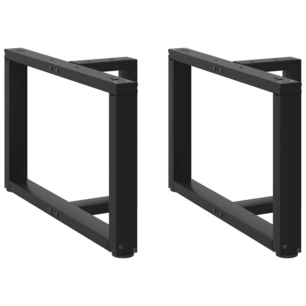 Salontafelpoten 2 st T-vormig 70x25x(42-43) cm staal zwart is nu te koop bij PeponiXL, paradijselijk wonen!