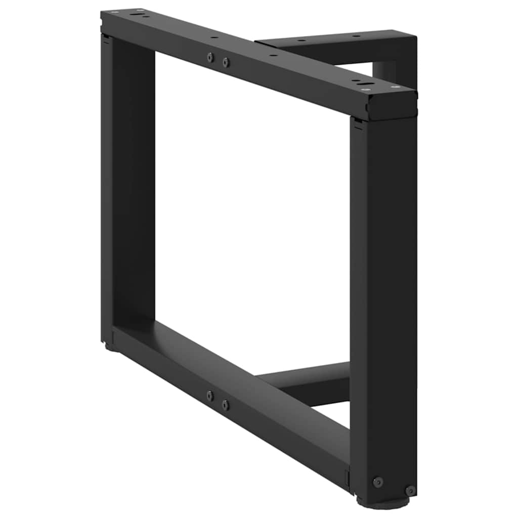 Salontafelpoten 2 st T-vormig 70x25x(42-43) cm staal zwart is nu te koop bij PeponiXL, paradijselijk wonen!