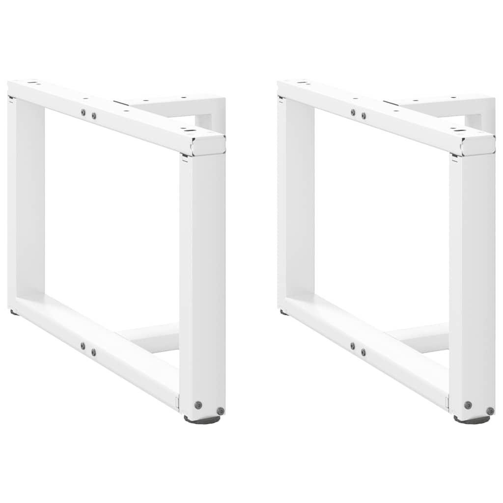 Salontafelpoten 2 st T-vormig 70x25x(42-43) cm staal wit is nu te koop bij PeponiXL, paradijselijk wonen!
