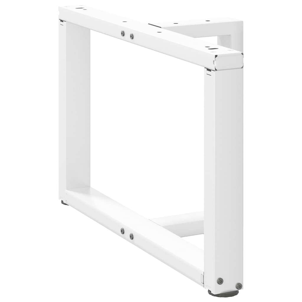 Salontafelpoten 2 st T-vormig 70x25x(42-43) cm staal wit is nu te koop bij PeponiXL, paradijselijk wonen!
