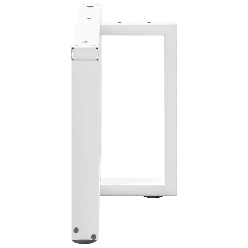 Salontafelpoten 2 st T-vormig 70x25x(42-43) cm staal wit is nu te koop bij PeponiXL, paradijselijk wonen!
